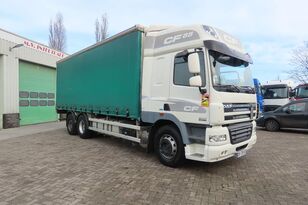 DAF CF 85.460 EVV, 6x2, 583186 km (France truck). TOP state curtainsider truck