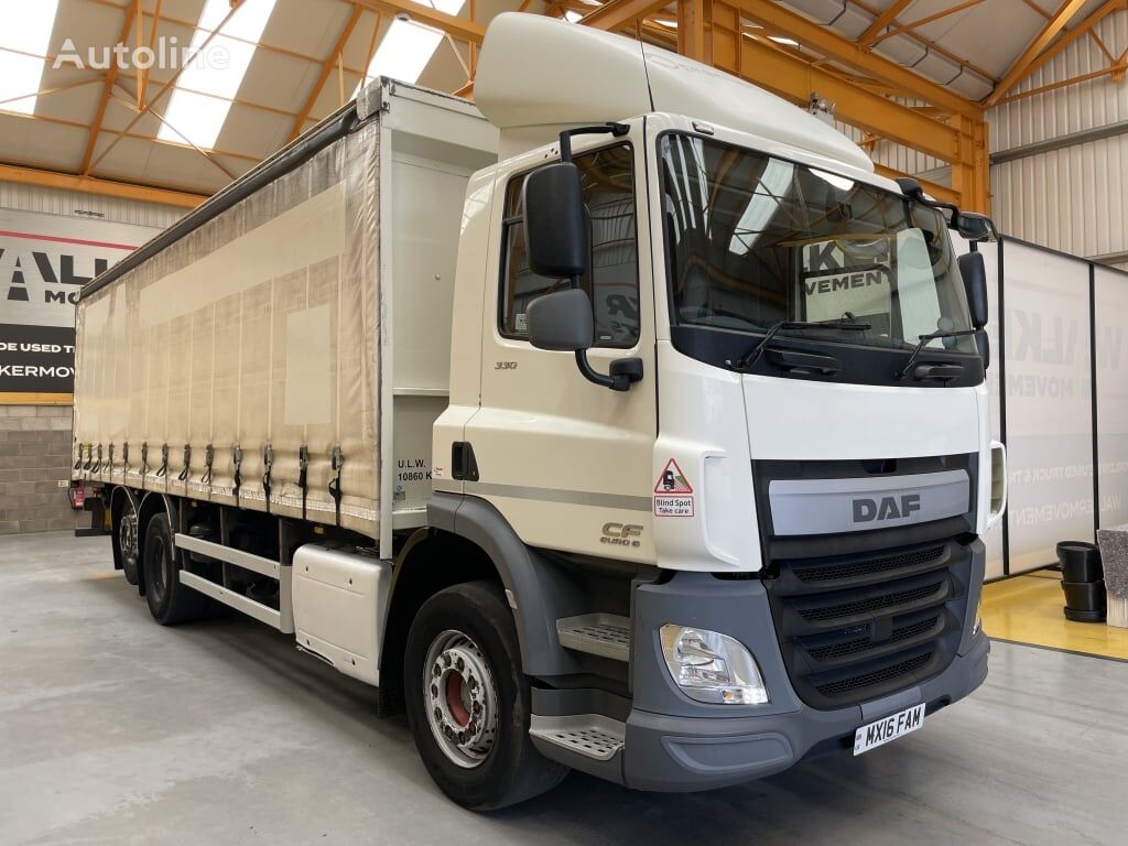 DAF CF290 *EURO 6* 6X2 26 TONNE CURTAINSIDER – 2016 – MX16 FAM schuifzeilen vrachtwagen