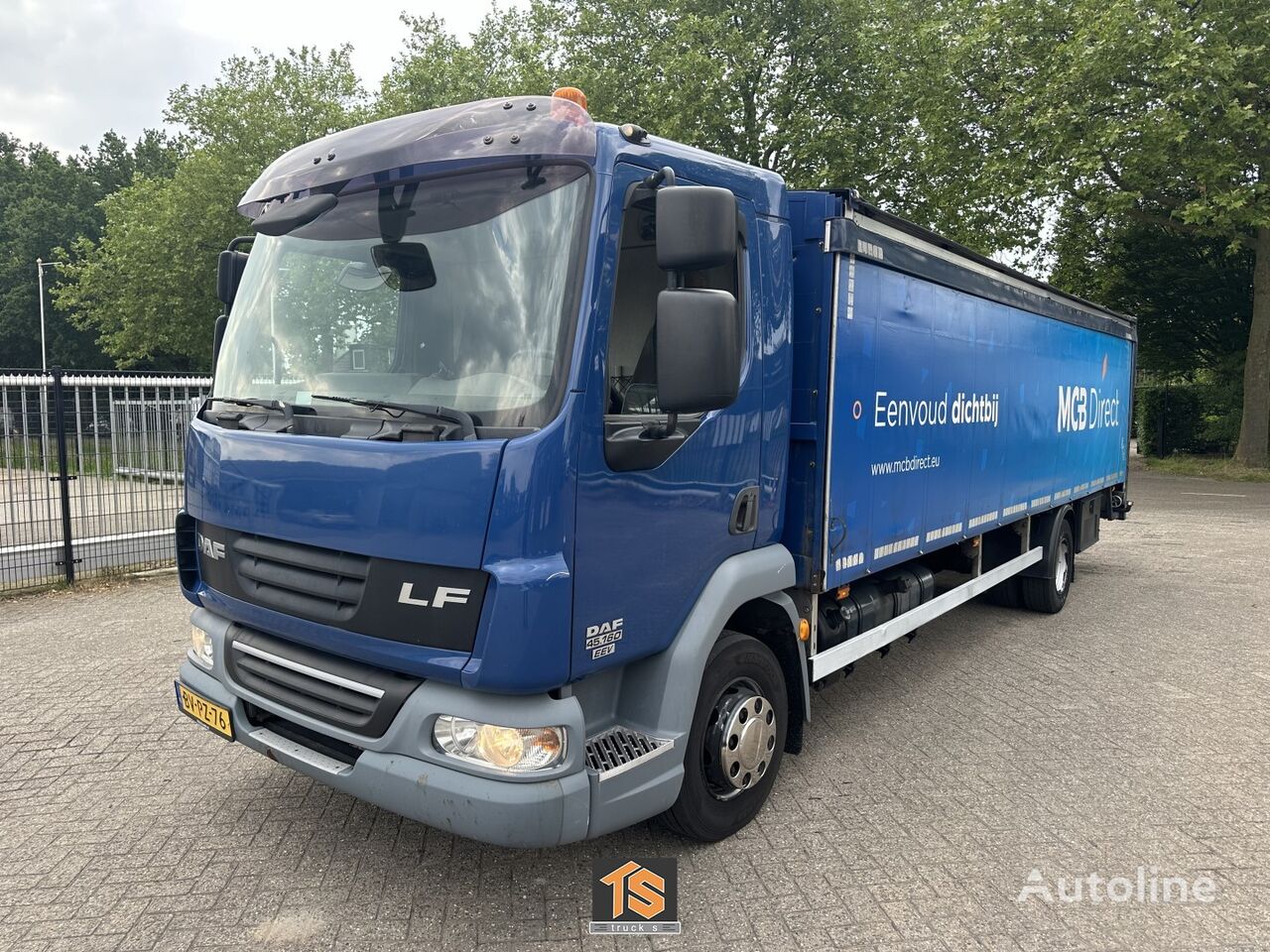 külgkardinaga veok DAF FA LF45G12 AUTOMATIC - EURO 5 EEV - 12 TON - SCHUIFBAK/CURTAIN/P