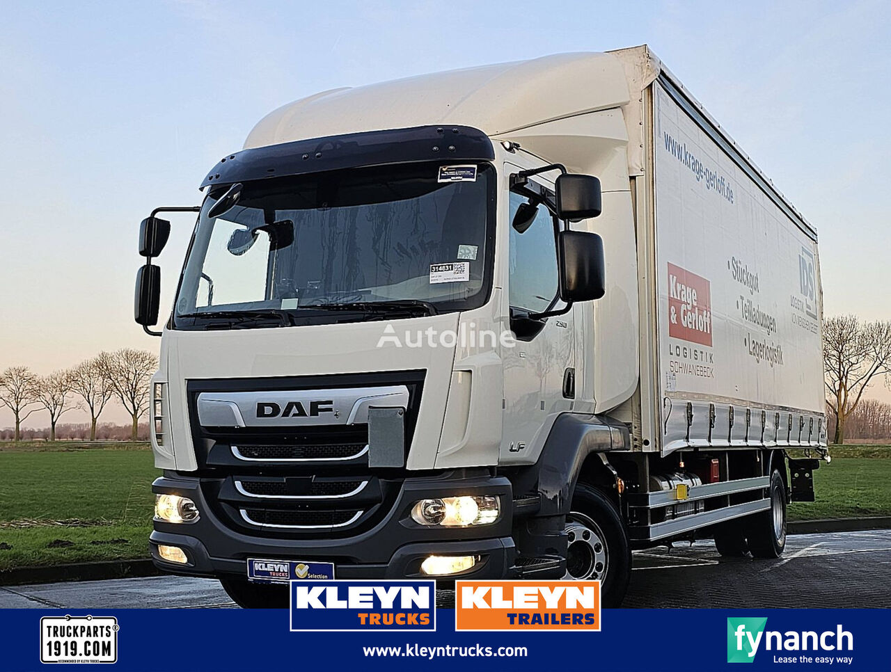 DAF LF 290 16 T curtainsider truck