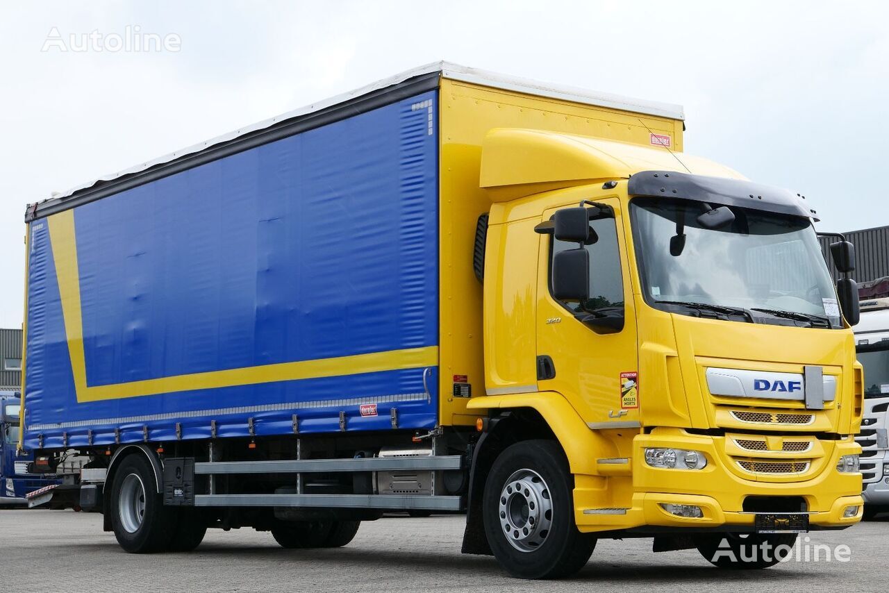 DAF LF 320 Pritsche + Plane + LBW カーテンサイダートラック