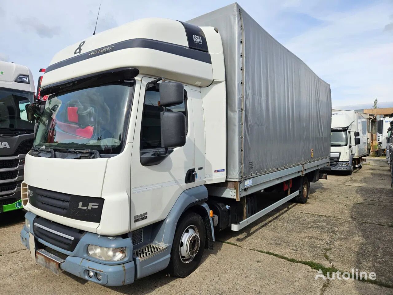 DAF LF 45.180 EEV - More units in stock! függönyponyvás tehergépkocsi