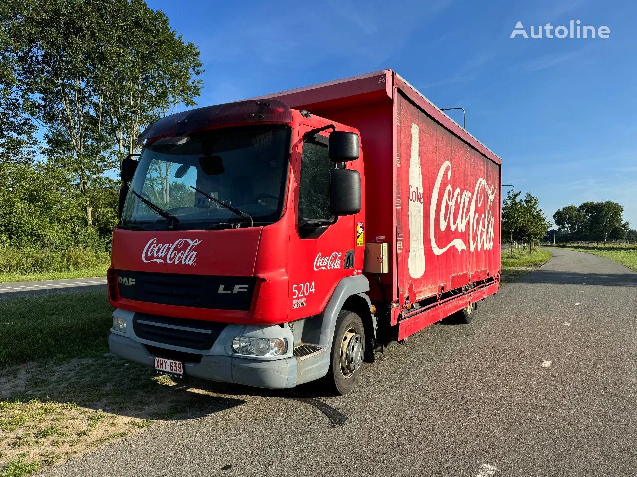 DAF LF 45 Handgeschakeld Schiebeplanen-LKW