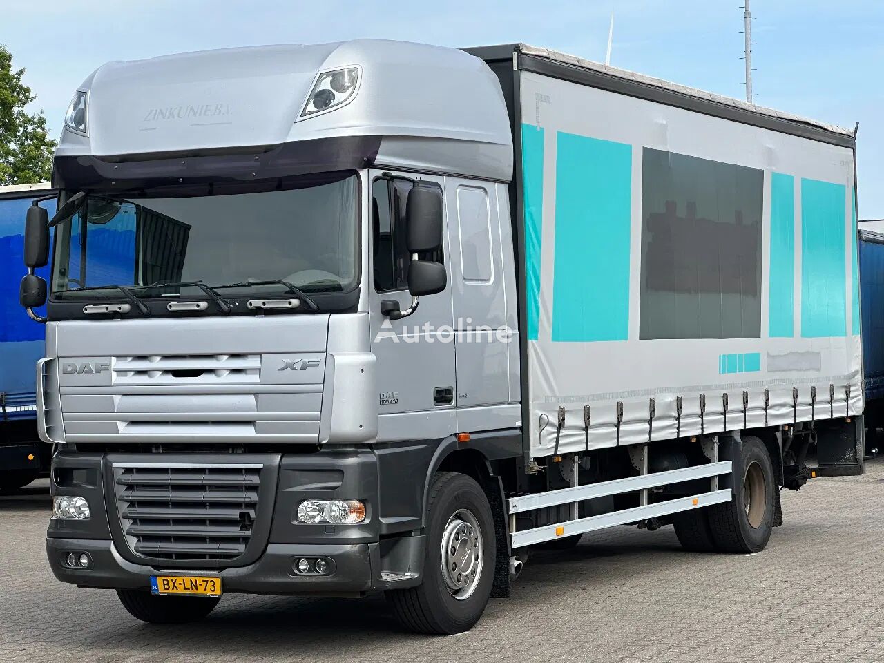 DAF XF 105.410 Schuifzeil - Dak + Laadklep - Euro 5 - Apk! curtainsider truck