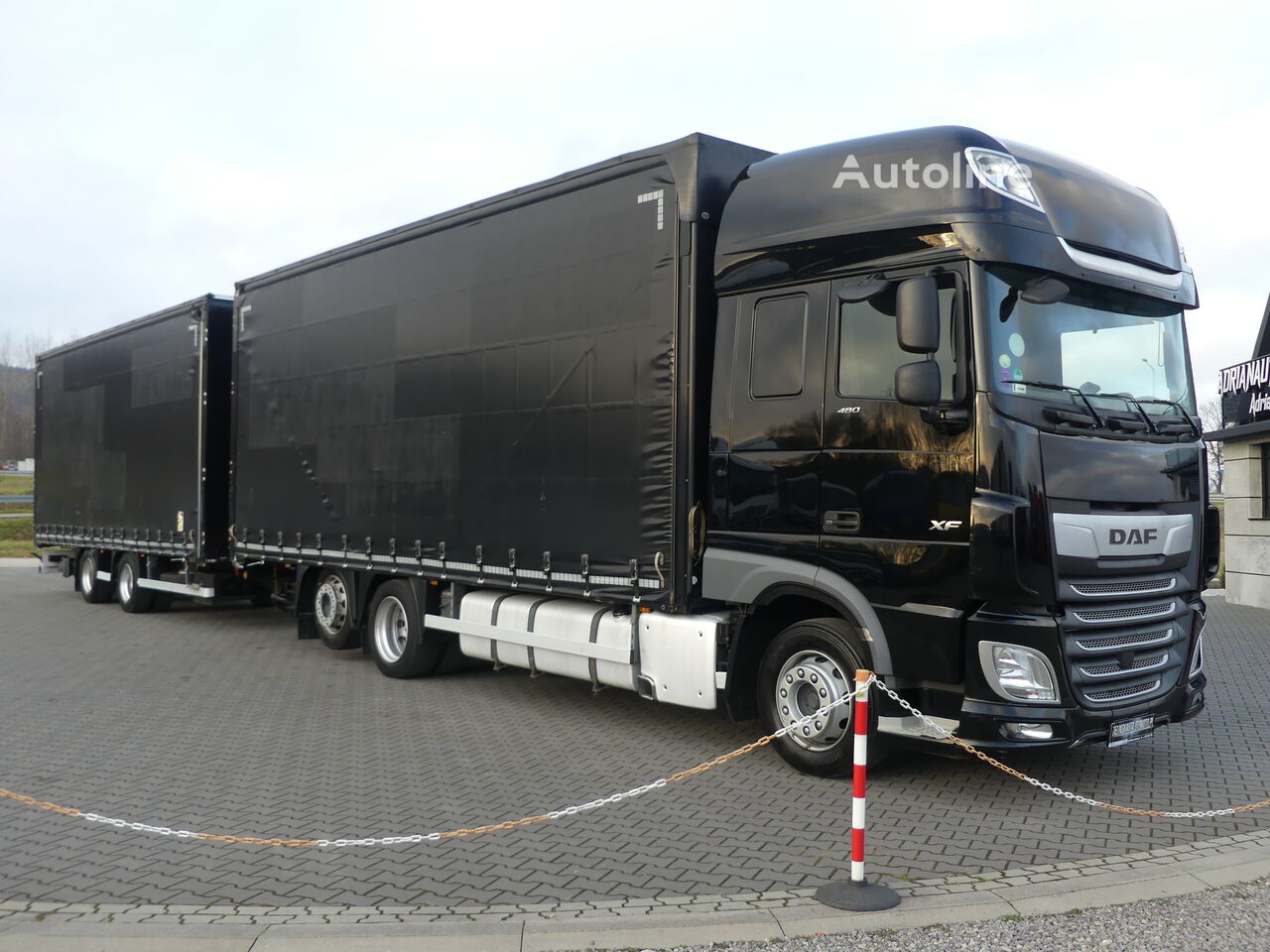 DAF XF 106.480 / EURO 6 / ZESTAW PRZEJAZDOWY / TANDEM /  kravas automašīna ar aizkariem + aizkaru tipa piekabe - Autoline