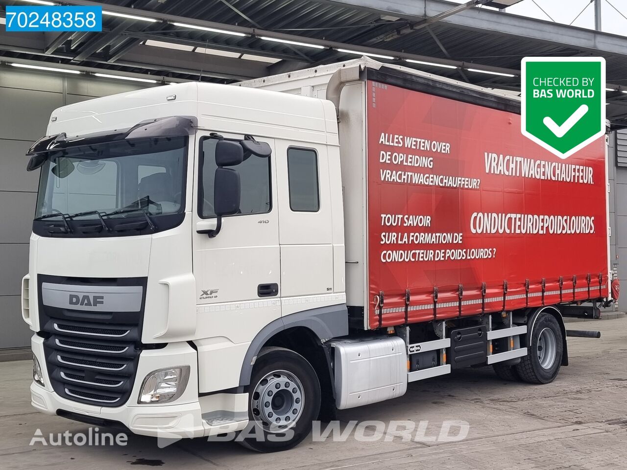 DAF XF 410 4X2 98.000 Original Kms! SC Manual Retarder ACC Euro 6 Schiebeplanen-LKW