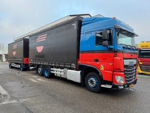 DAF XF 440 6X2 EURO 6 + HERTOGHS HANGER 2X BPW AXLE DHOLLANDIA 3000  cami&oacute;n con lona corredera