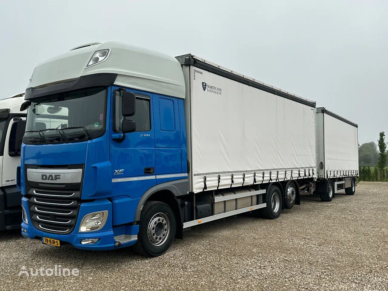 užuolaidinis sunkvežimis DAF XF 440 XF440