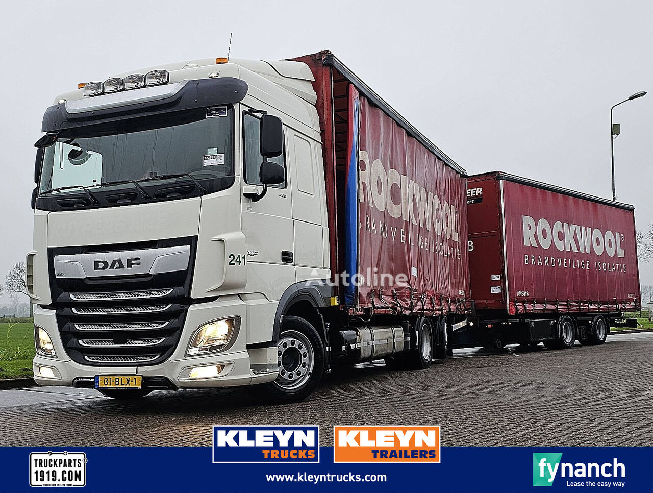 DAF XF 450 FAN 6X2 STEERAXLE kamion sa klizna zavesa cerada - Autoline