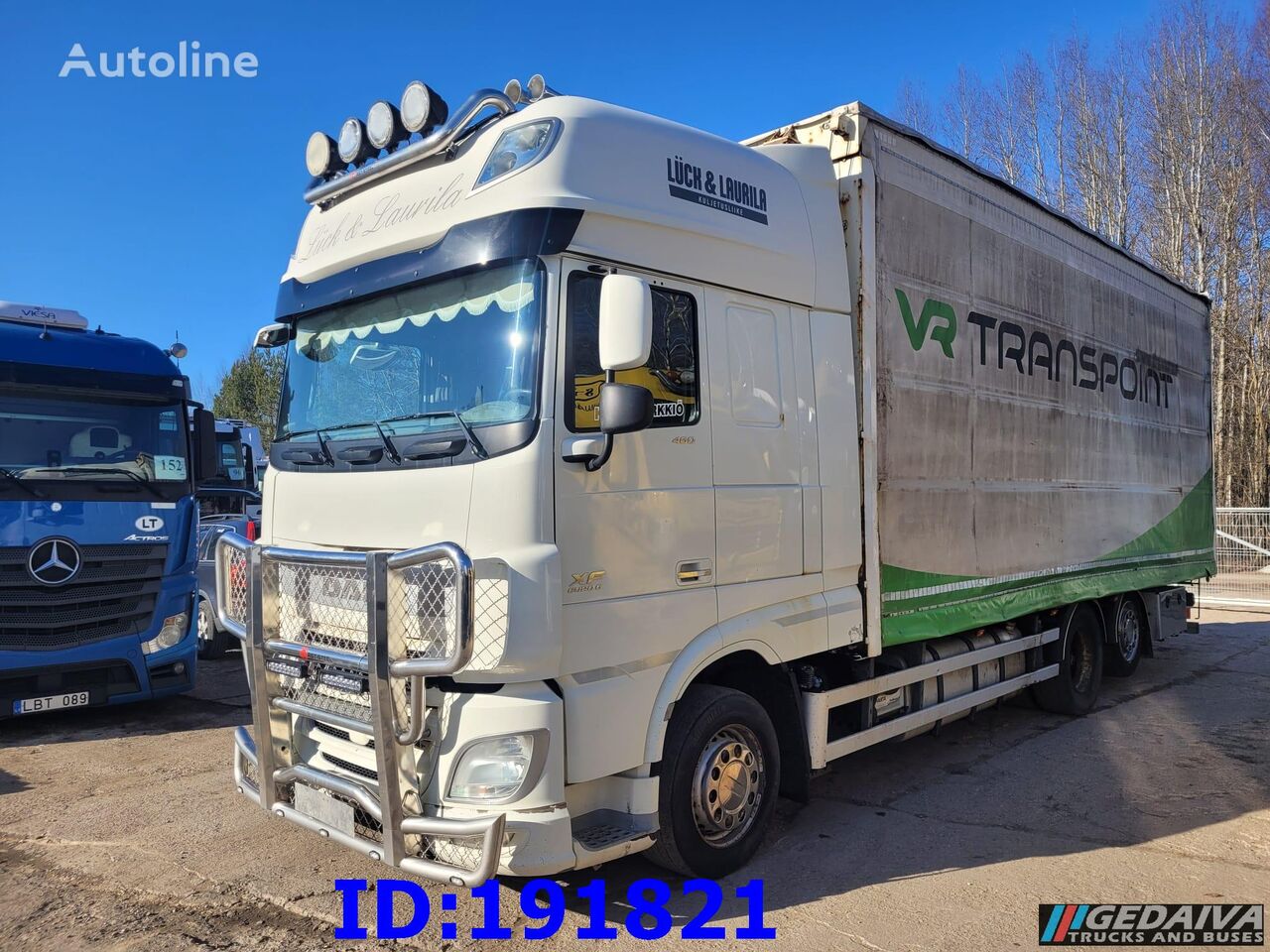 külgkardinaga veok DAF XF 460 FAR 6X2 Euro6