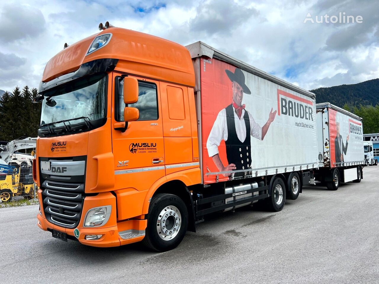 грузовик штора DAF XF 460 FAR voll Luft Retarder Top Ausstattung