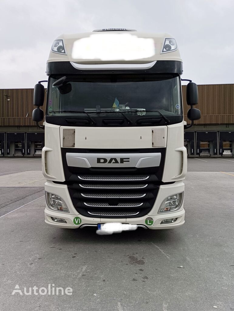 커튼 사이더 트럭 DAF XF 480 + 커튼 사이드 트레일러