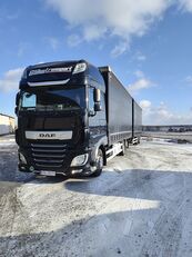 شاحنة ذات أغطية جانبية DAF XF 480 + مقطورة ستارة