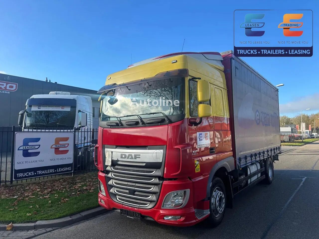 camion telonato DAF XF Euro6 - Technical 100% -1st owner Space cab