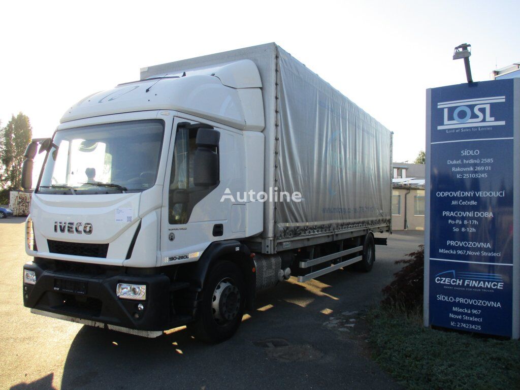 IVECO 190E28 EURO 6 lastbil glidende gardiner