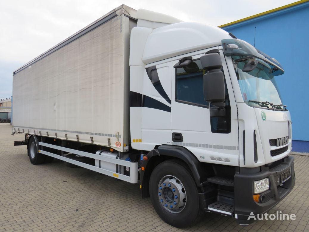 IVECO 190EL32, EURO 6, Automat ,Lož. plocha 8,3 m camión con lona corredera