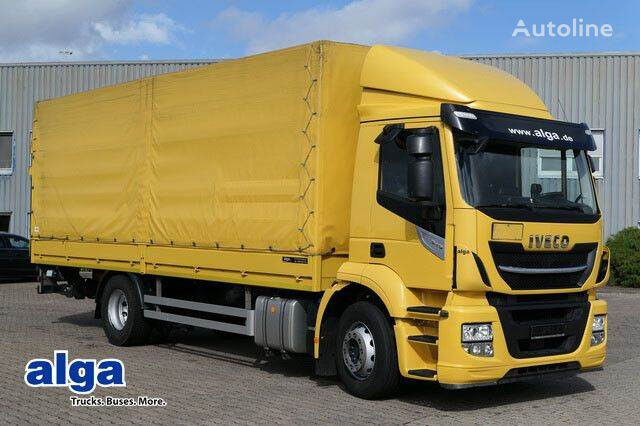 شاحنة ذات أغطية جانبية IVECO AD190S/P 4x2, 7.350mm lang, LBW, Klima, Navi