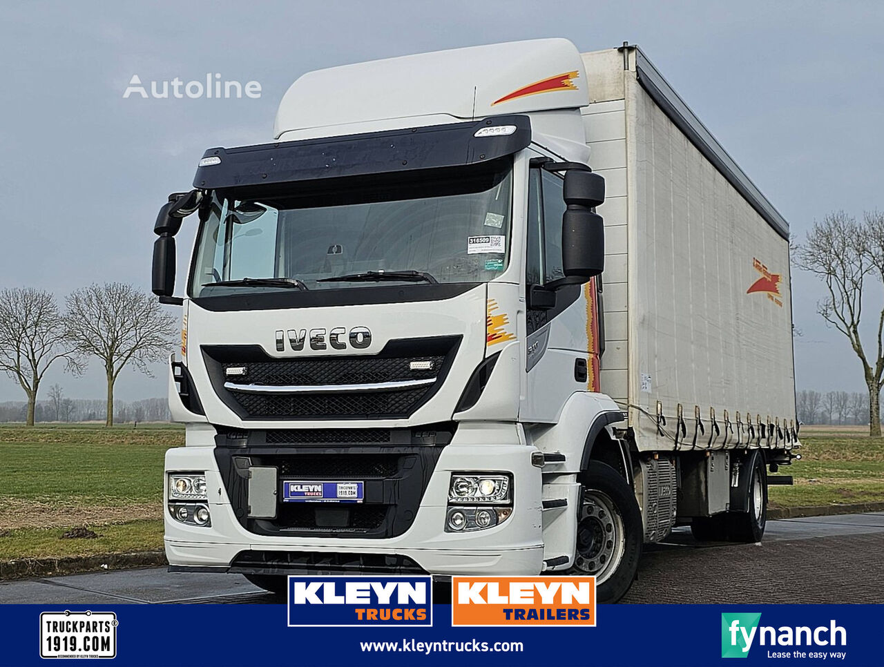 IVECO AS190S31 STRALIS 18T LIFT curtainsider truck