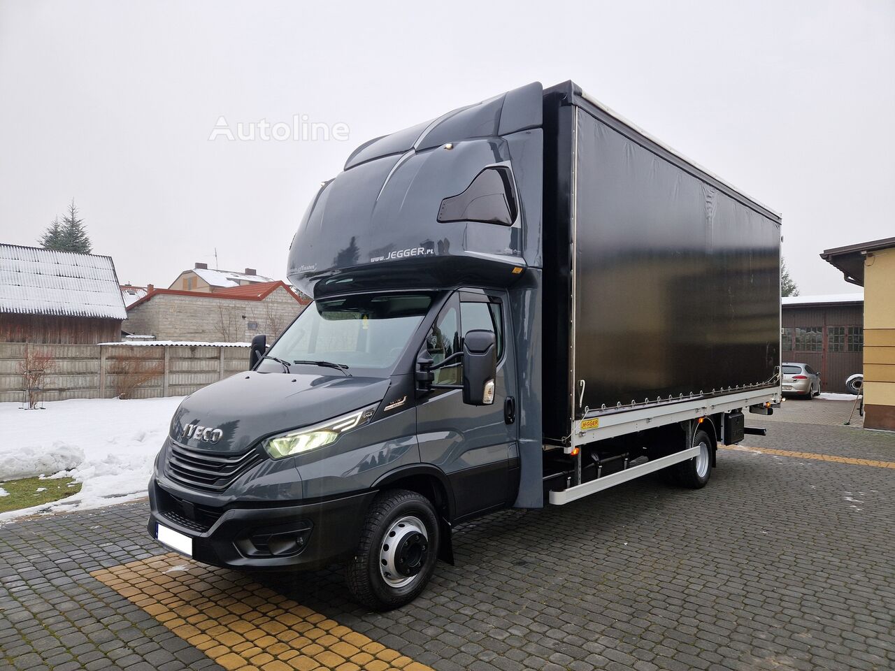 IVECO DAILY 70C18 HI-MATIC FIRANKA / WINDA / 16 PALET / DACH ZSUWANY / camión con lona corredera