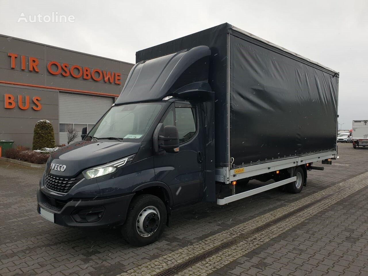 IVECO DAILY 72C18 PRITSCHE PLANE LBW 1.HAND LUFTFDRNG schuifzeilen vrachtwagen