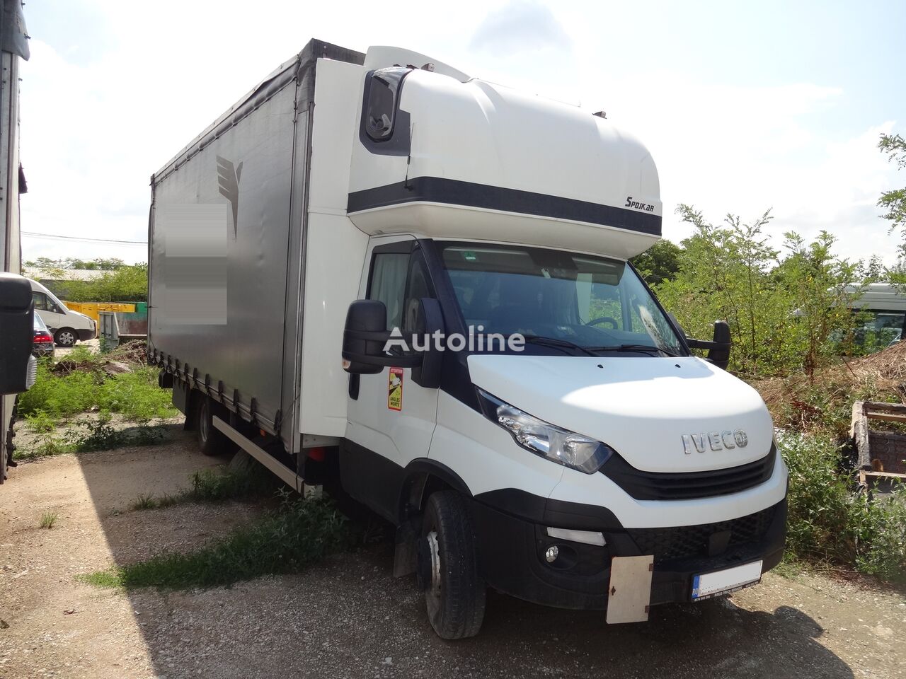 грузовик штора IVECO Daily 70C18 prelata si dormitor