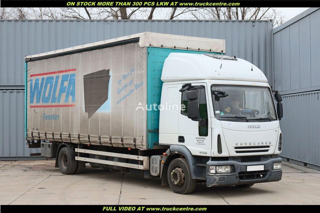 IVECO EUROCARGO ML 120E25, 18 PALLETS, NEW ENGINE Schiebeplanen-LKW