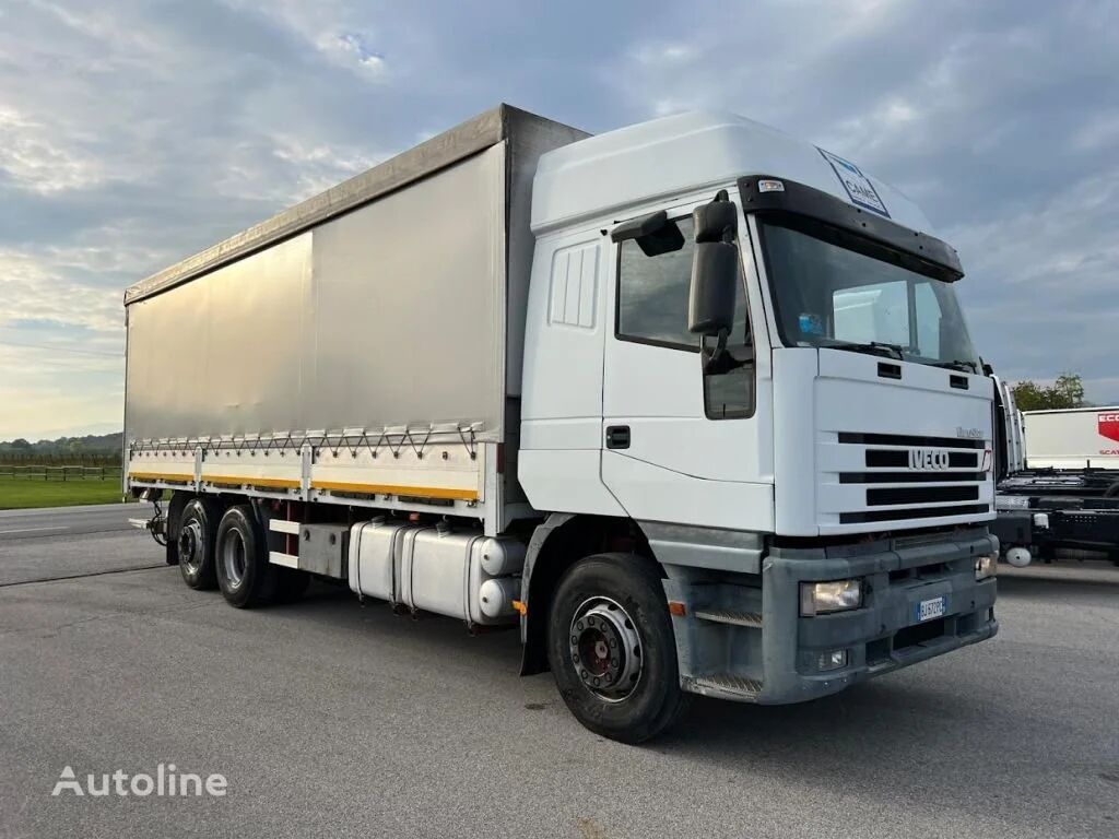 φορτηγό με καρότσα κουρτίνα IVECO EuroStar 240 E 38 6x2 8 wheeler / 8 roues