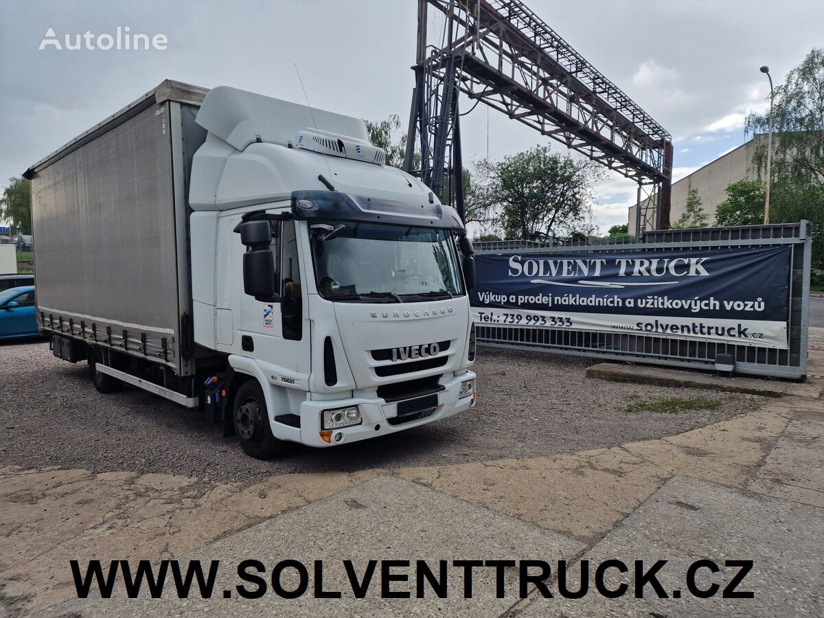 IVECO Eurocargo 75E21 curtainsider truck