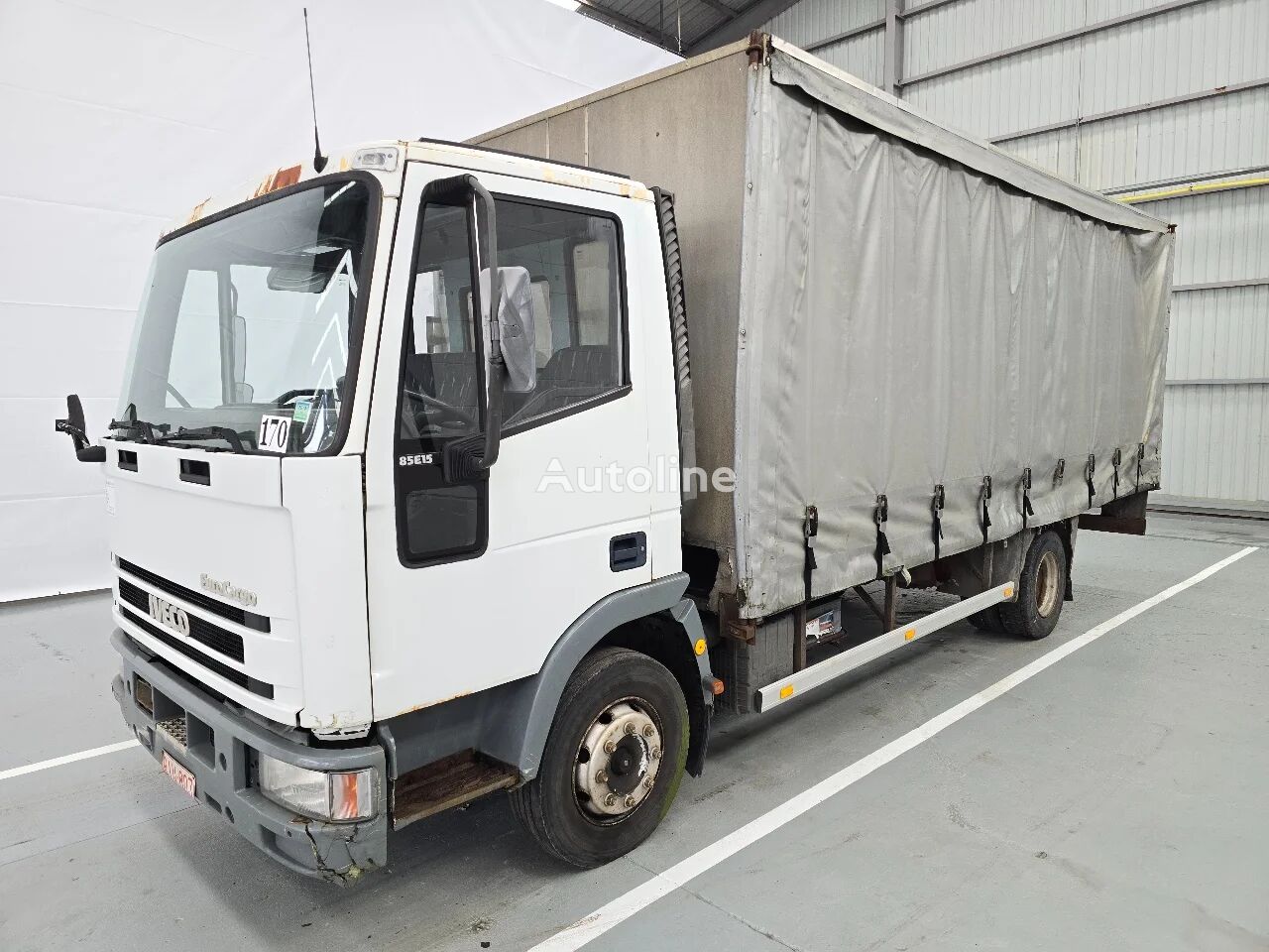 IVECO Eurocargo 85E15 / LAMMES - BLATT - SPRING カーテンサイダートラック