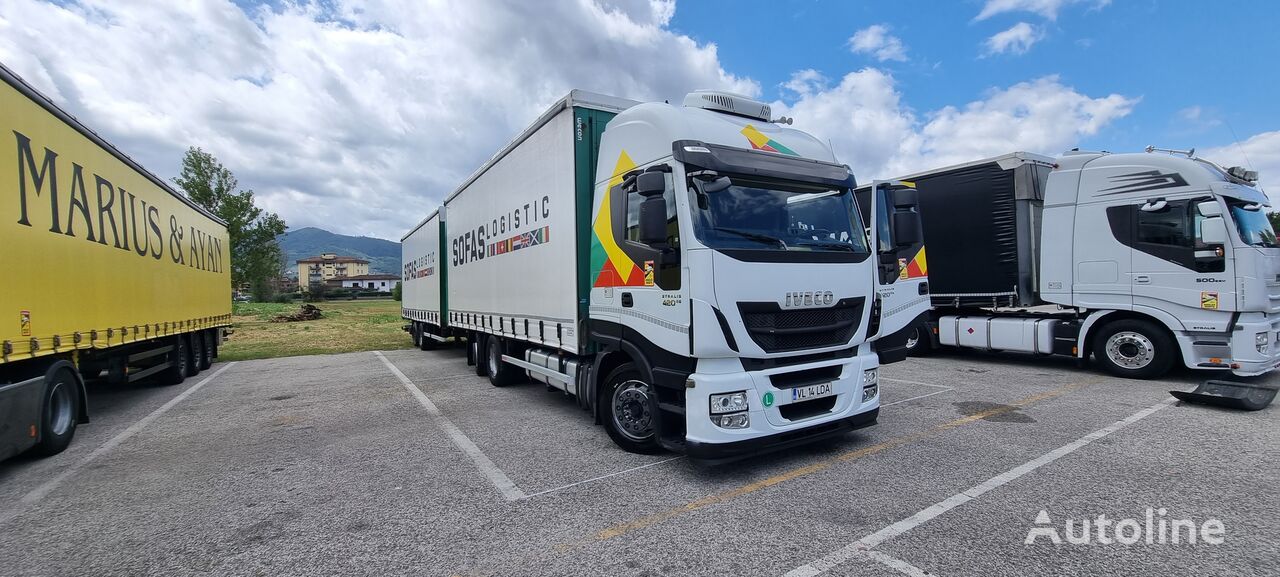 IVECO STRALIS kapellbil + butik trailer