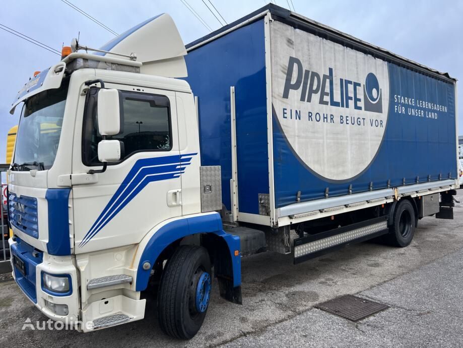 MAN 18.280  curtainsider truck