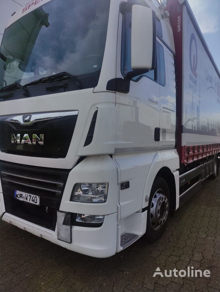 MAN 18.470 TGX  Jumbo Komplette  curtainsider truck + curtain side trailer