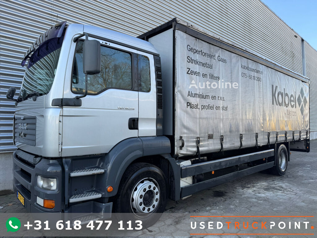 грузовик штора MAN TGA 18.310 / Analoog Tacho / Klima / Tail Lift / TUV: 9-2025 / N