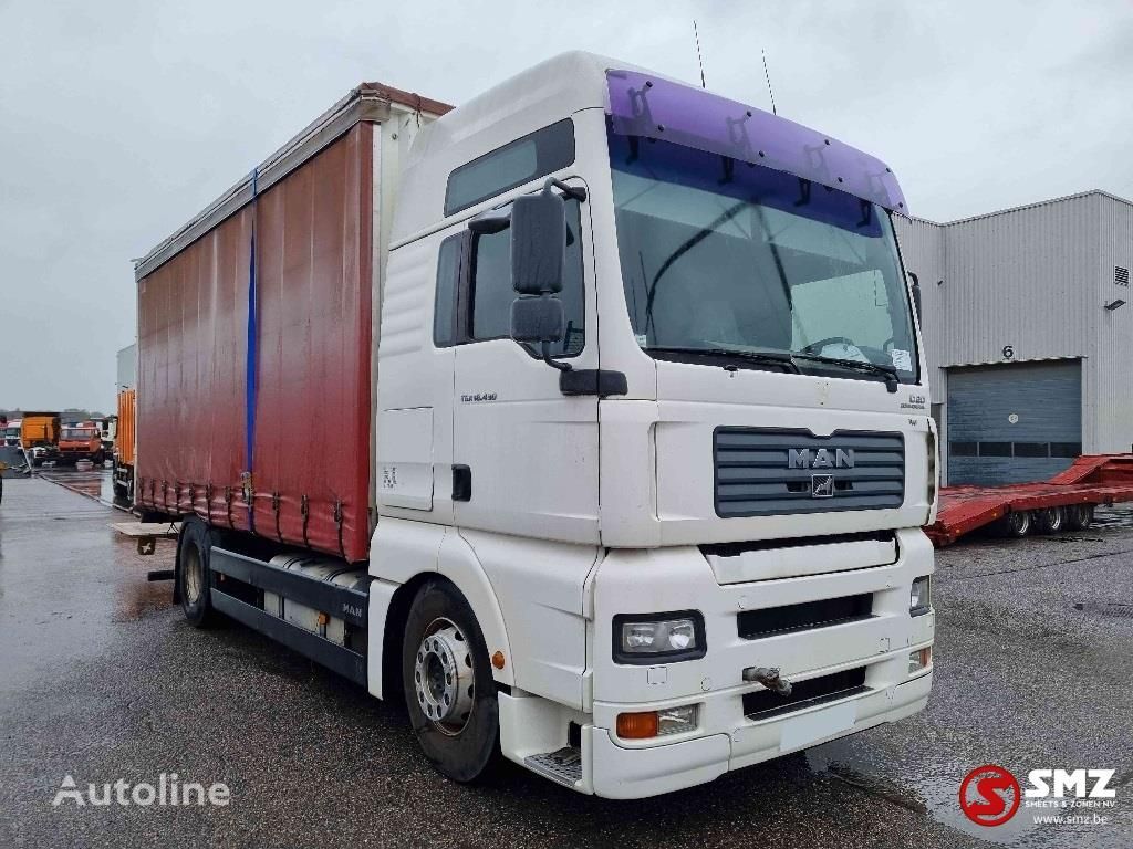 camion telonato MAN TGA 18.430