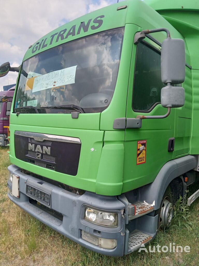 MAN TGL curtainsider truck + curtain side trailer