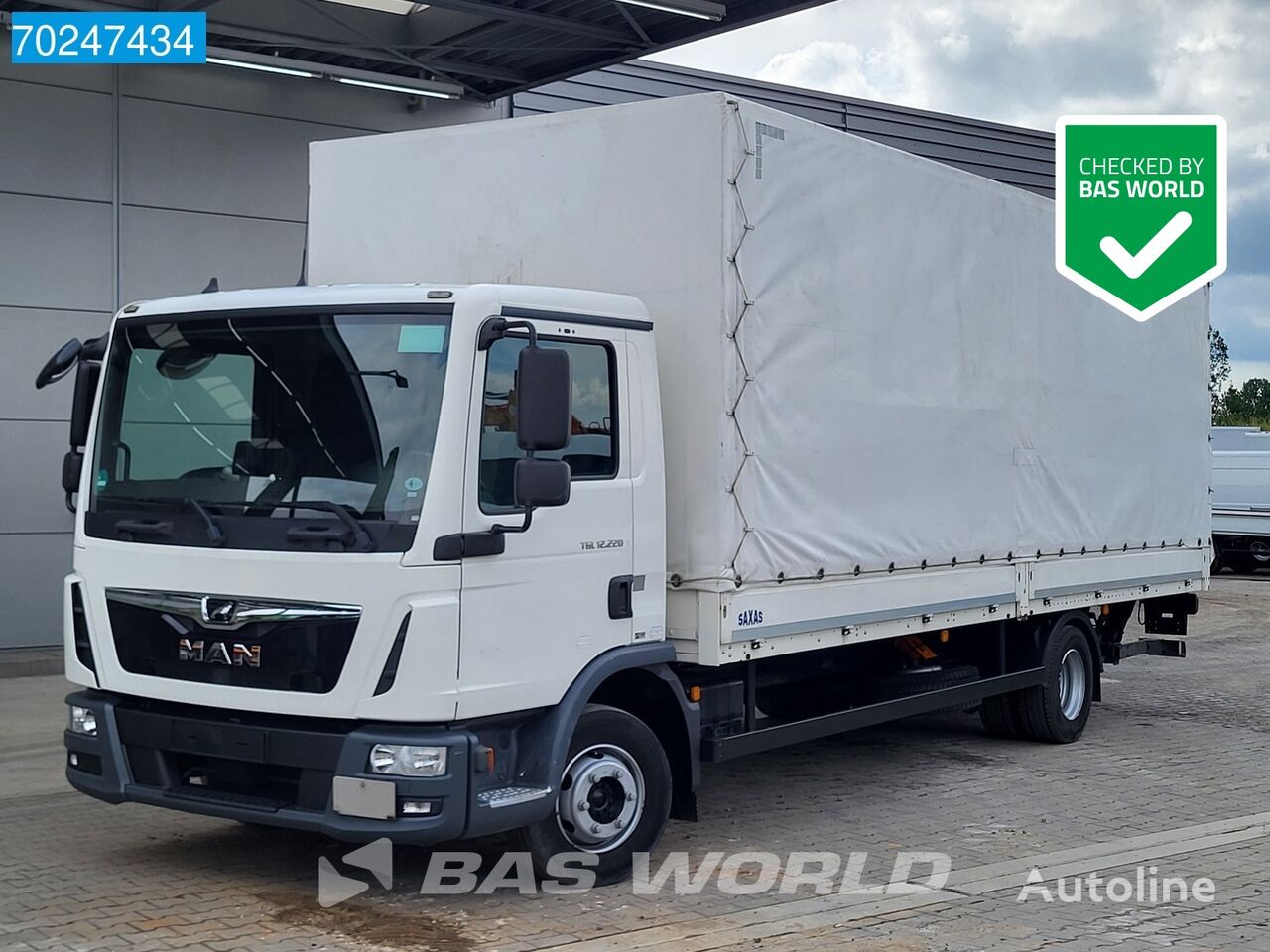 MAN TGL 12.220 4X2 German Truck 12Tons Manual Euro 6 kamion sa kliznom ceradom