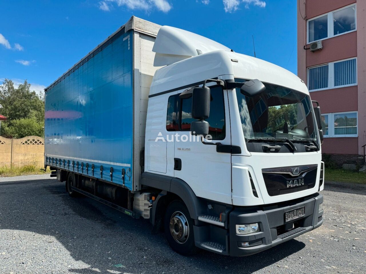 MAN TGL 12.250 schuifzeilen vrachtwagen