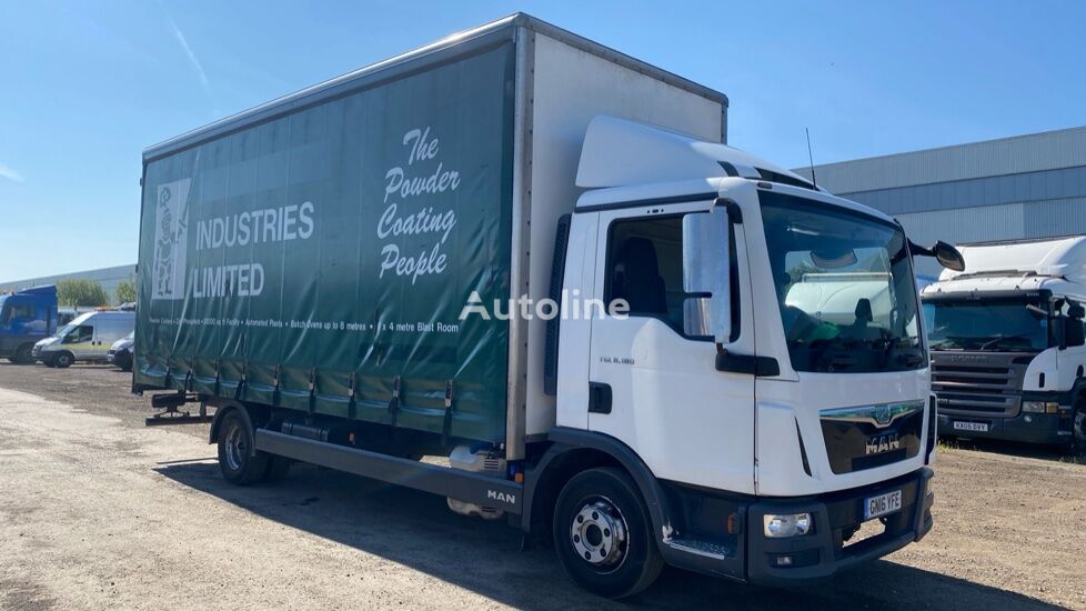 MAN TGL 8.180 curtainsider truck