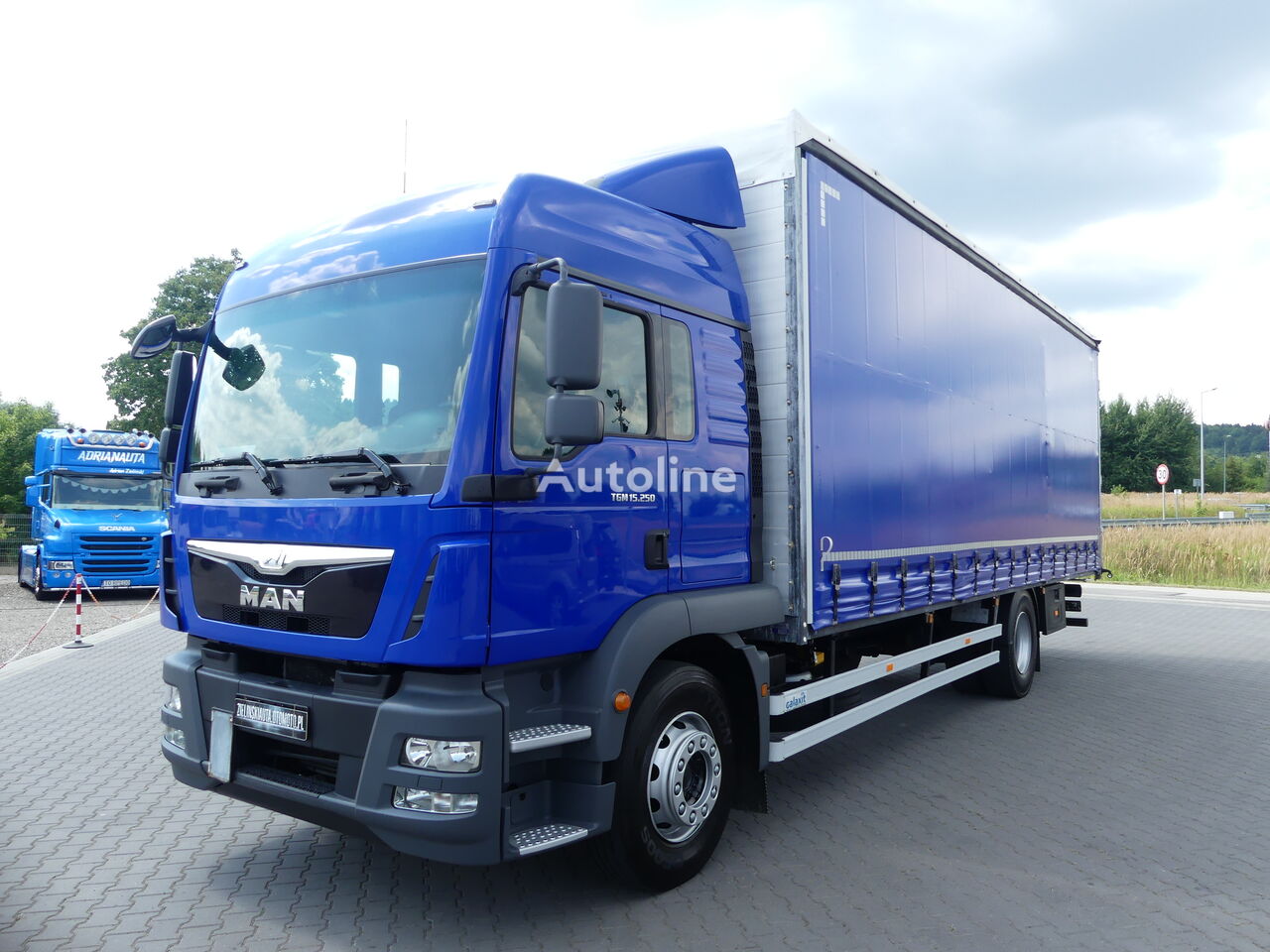 MAN TGM 15.250 / FIRANKA 8.30 m / EURO 6 / MANUAL / curtainsider truck