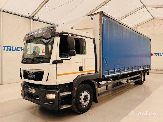 MAN TGM 18.250  curtainsider truck