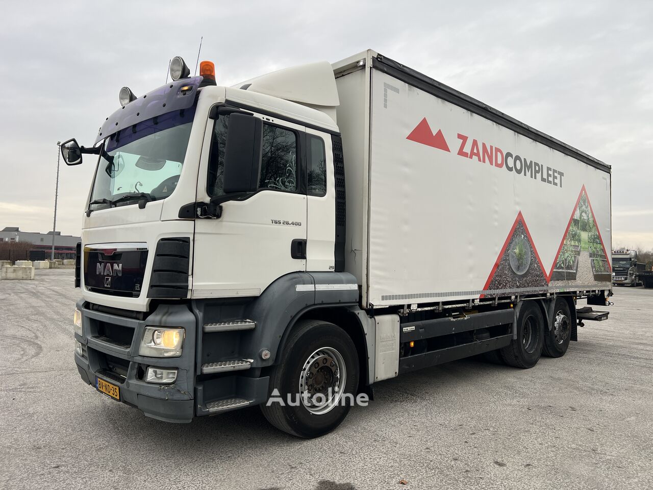 MAN TGS 26.400 LX 6x2, Euro 4 schuifzeilen vrachtwagen