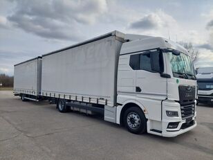 грузовик штора MAN TGX 18.470 + прицеп штора