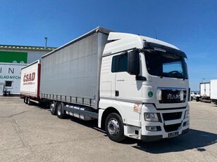 MAN TGX 24.480 VIN 259  curtainsider truck + curtain side trailer