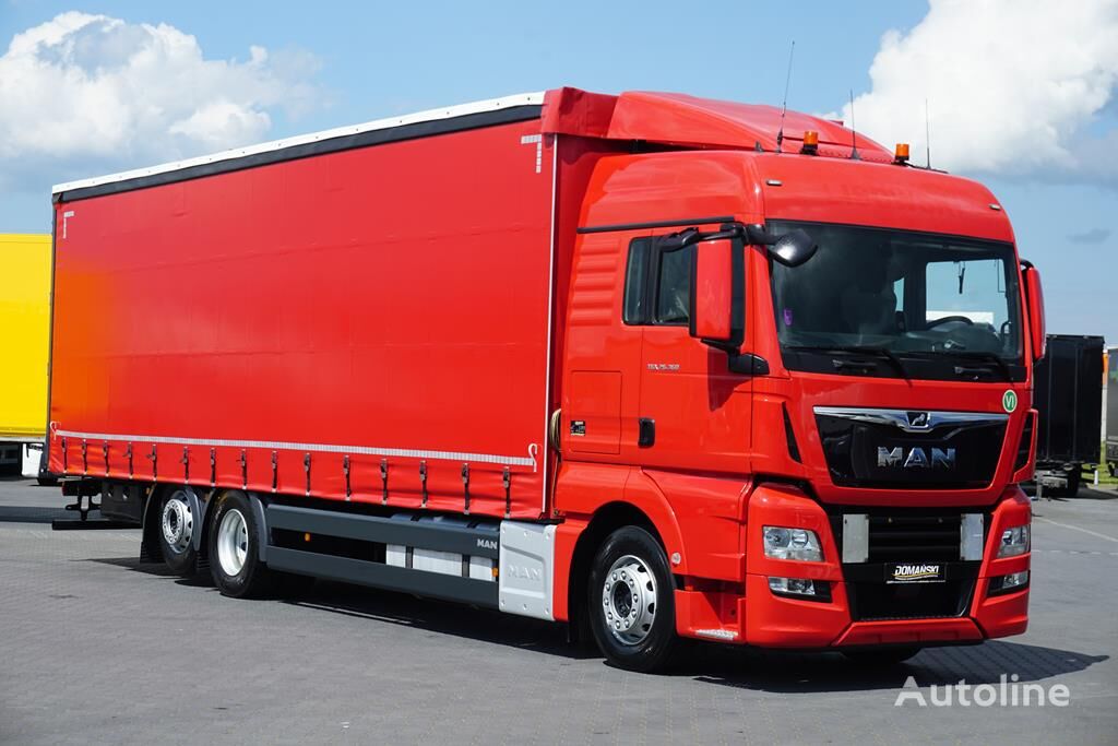 plachtové vozidlo MAN TGX / 26.360 / ACC / E 6 / FIRANKA / 23 PALETY / DŁ. 9,4 M