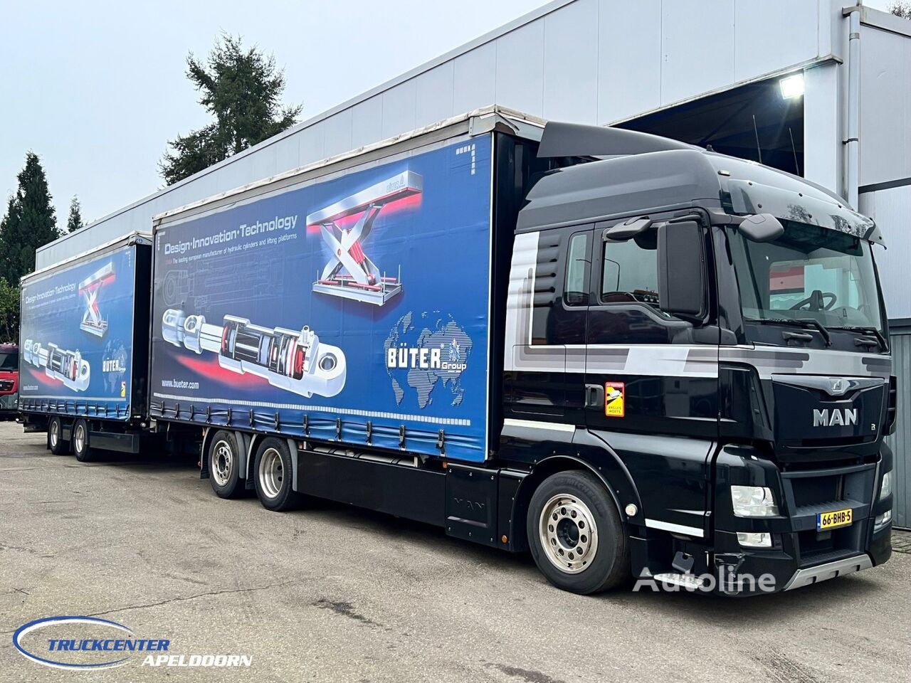 грузовик штора MAN TGX 26.440 + Krone, Sliding roof