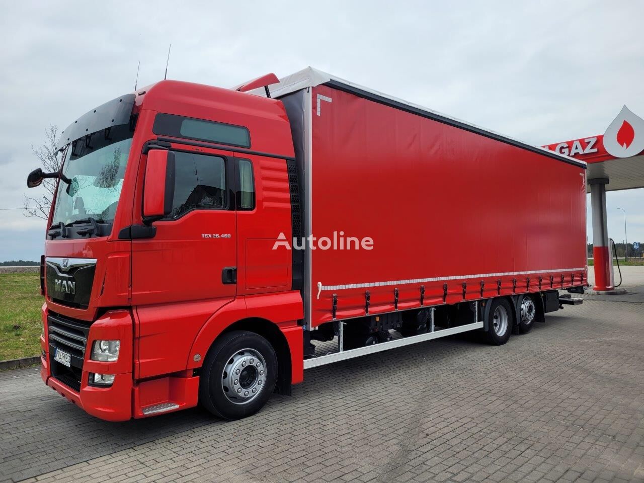 MAN TGX 26.460  9.6M 26EP NOWA ZABUDOWA schuifzeilen vrachtwagen