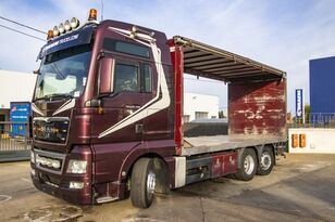 MAN TGX 26.480 XXL 6X2-4 ( gestuurd/Dir./steering/gelenkt) schuifzeilen vrachtwagen