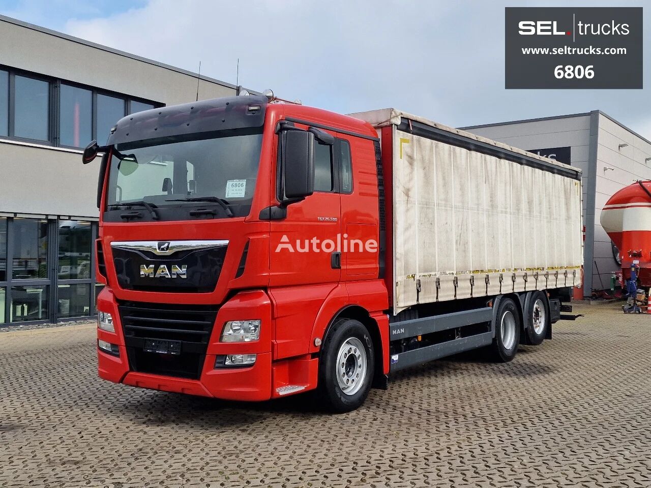 MAN TGX 26.500 ZF Intarder / Navi / Xenon / Lenkachse / Liftachse lastbil glidende gardiner