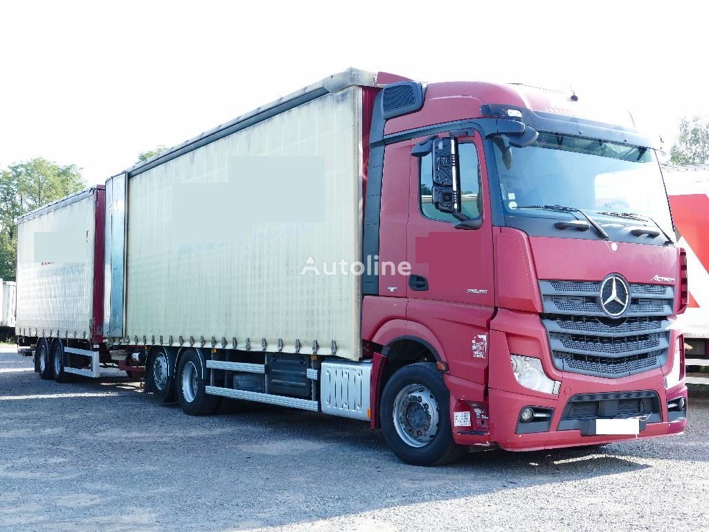 Mercedes-Benz 2545 Pritsche/Plane* JUMBO* curtainsider truck + curtain side trailer