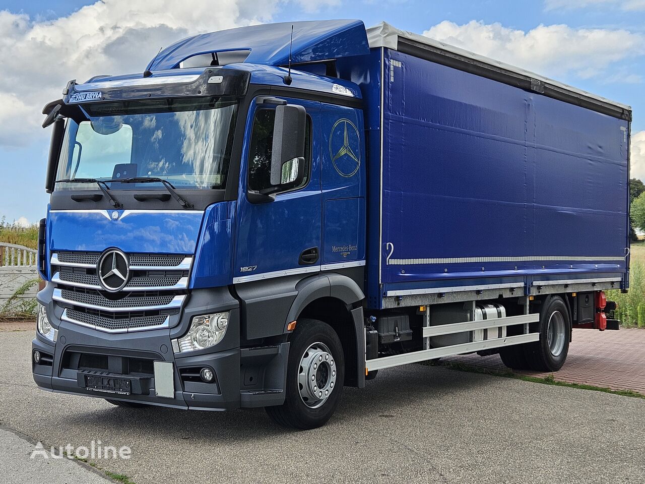 ciężarówka firanka Mercedes-Benz ACTROS  1827/1830/1832